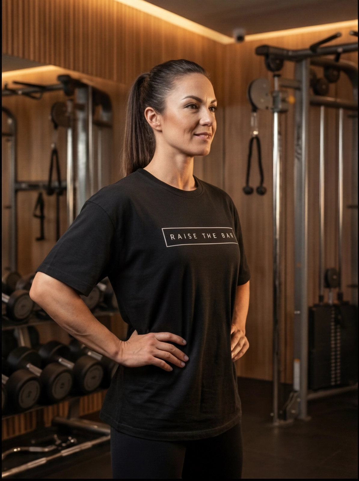Women's RAISE THE BAR Oversized Tshirt