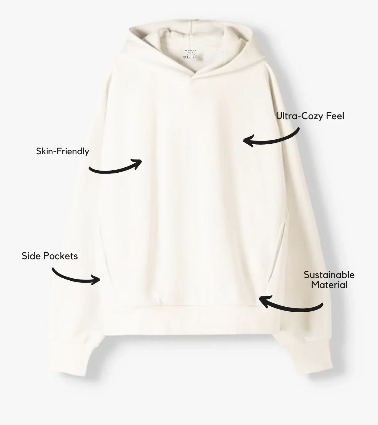 Men's Cotton Fleece oversized Hoodie