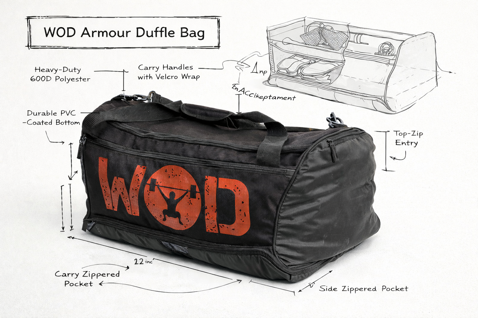 WOD Armour AlphaGear 90 L - wodarmour