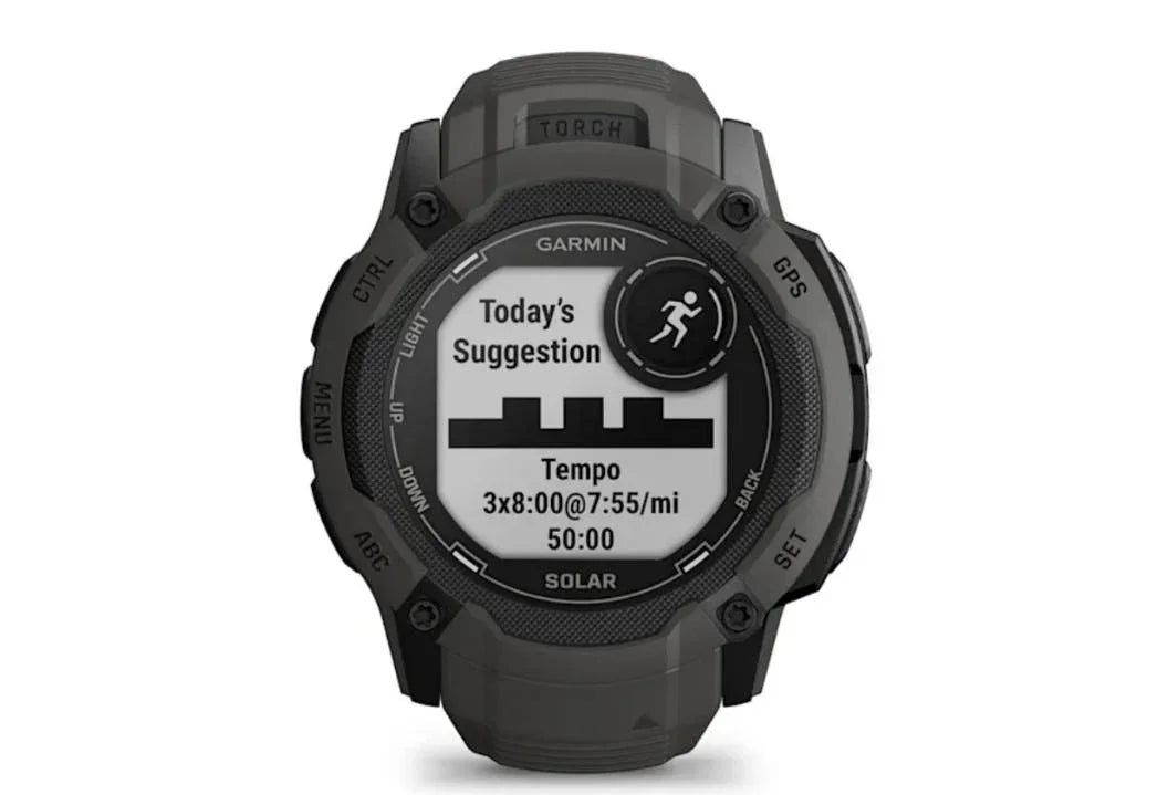 Garmin Instinct 2X Solar - Rugged GPS Smartwatch with Solar Charging & Built-in Flashlight - wodarmour