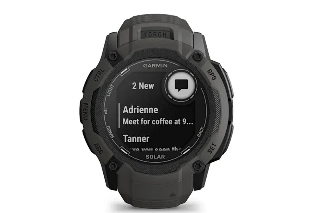 Garmin Instinct 2X Solar - Rugged GPS Smartwatch with Solar Charging & Built-in Flashlight - wodarmour