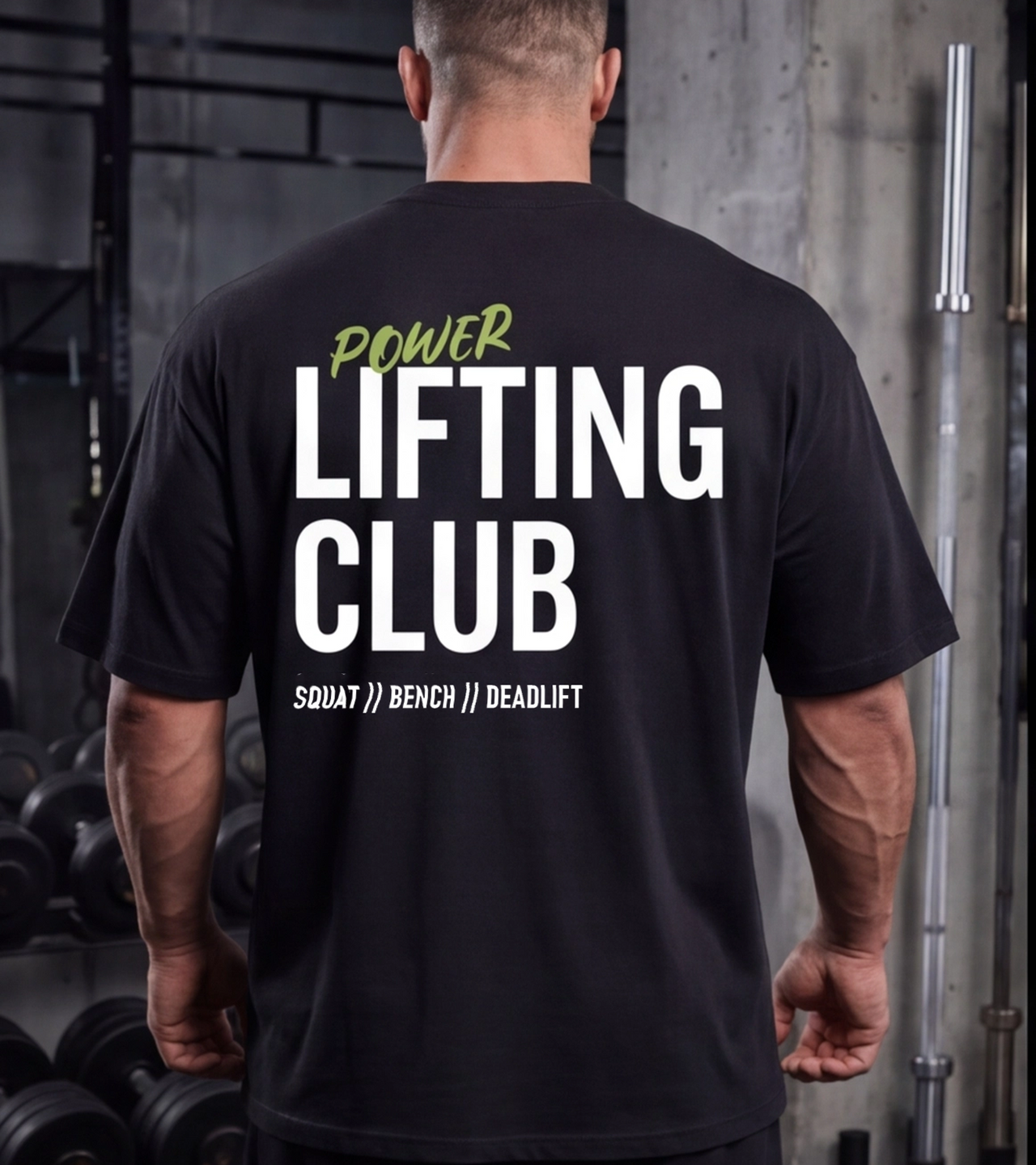 Men's Powerlifting Oversized T-shirt - wodarmour