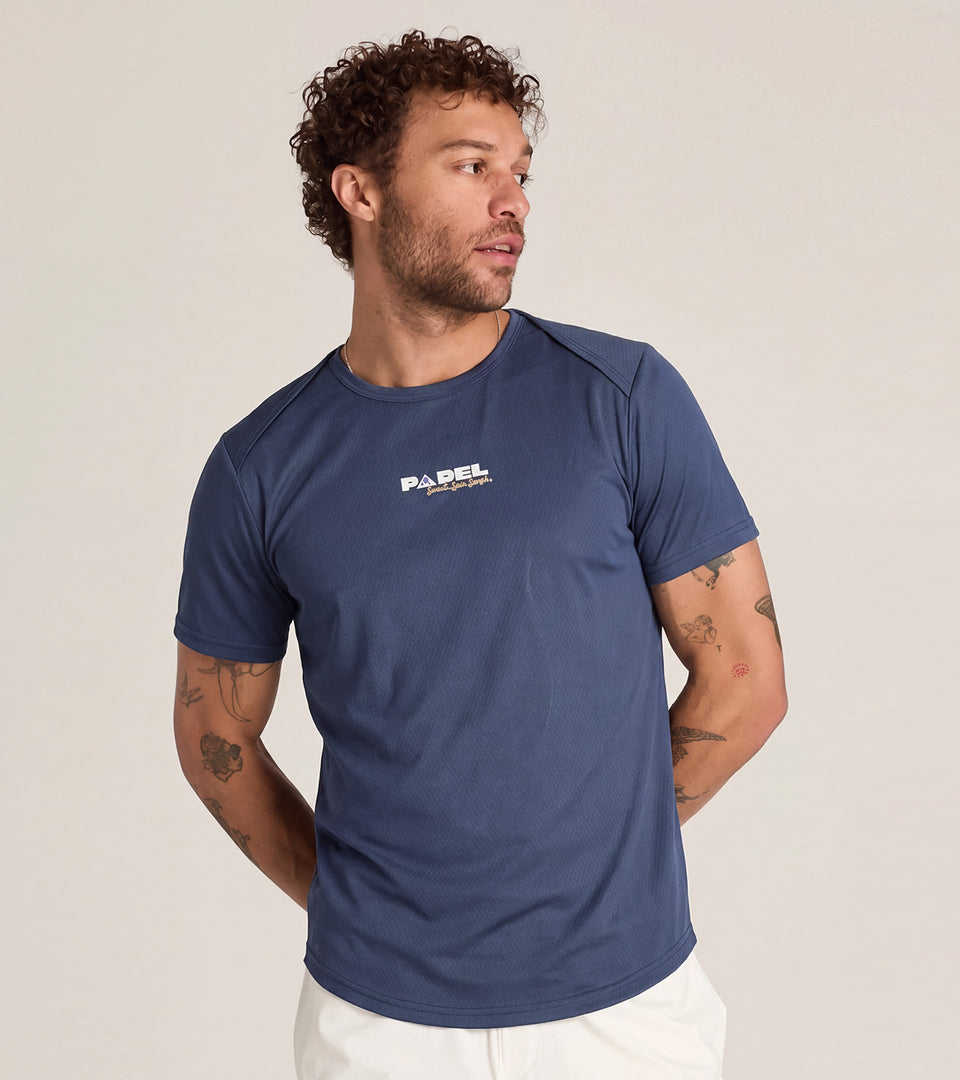 WOD Armour Padel Dry-Fit T-Shirt ( Navy )