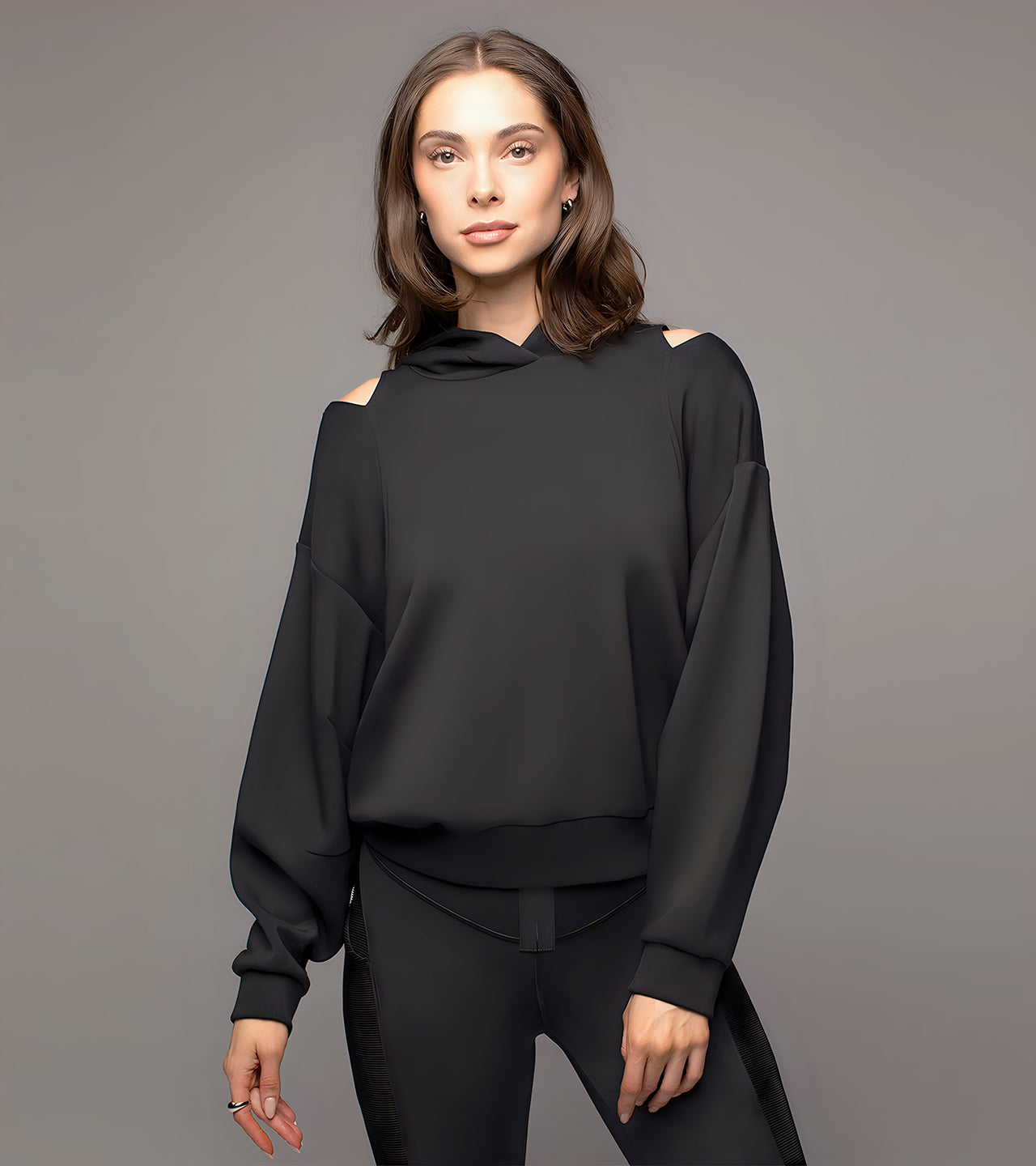 Women's Evoke Cut-Out Fleece Hoodie