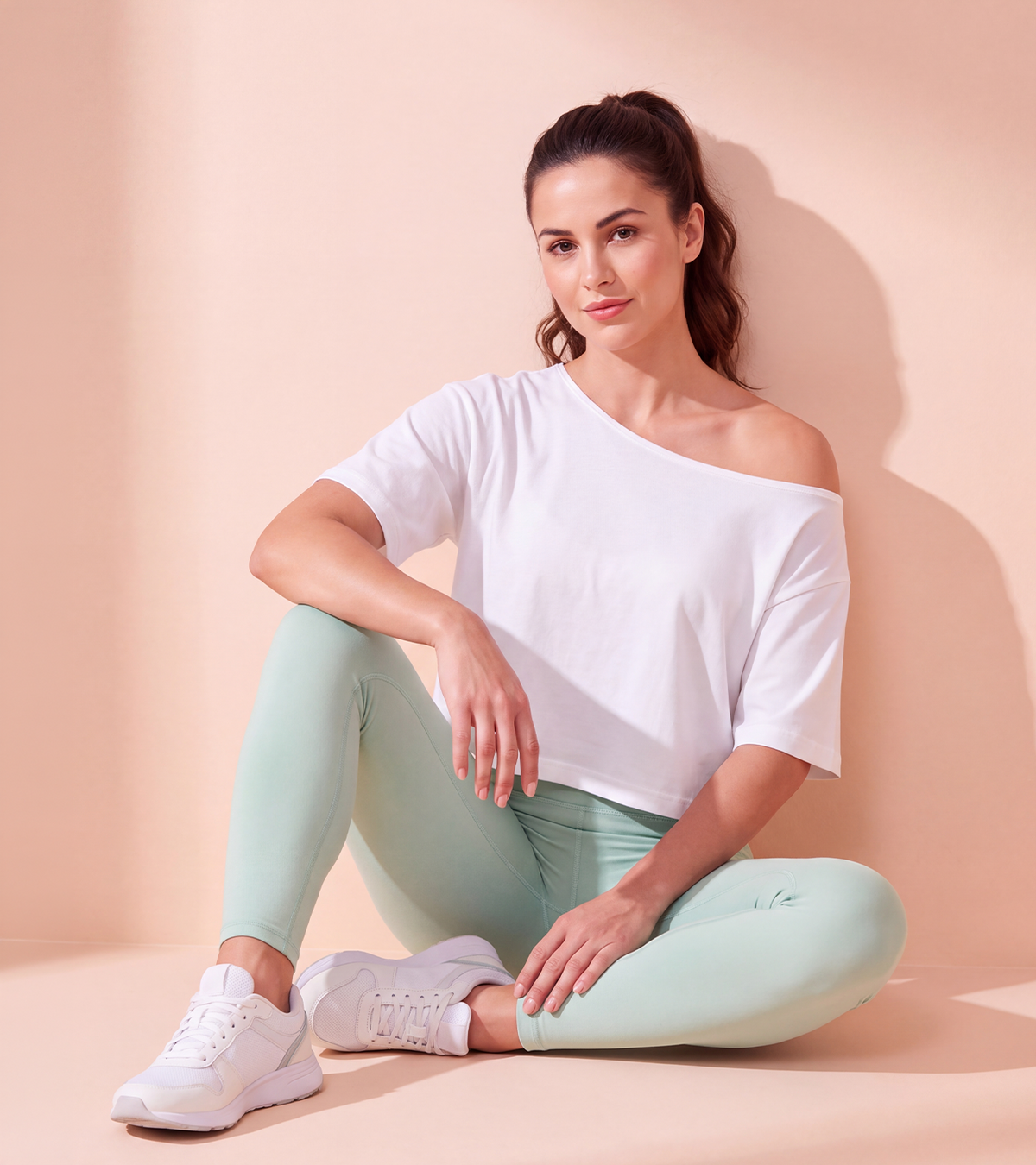 Women's Off-Shoulder Crop T-Shirt – image 11