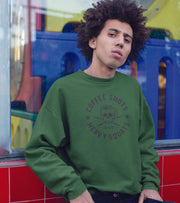 Men's crewneck coffee Sweatshirt - wodarmour