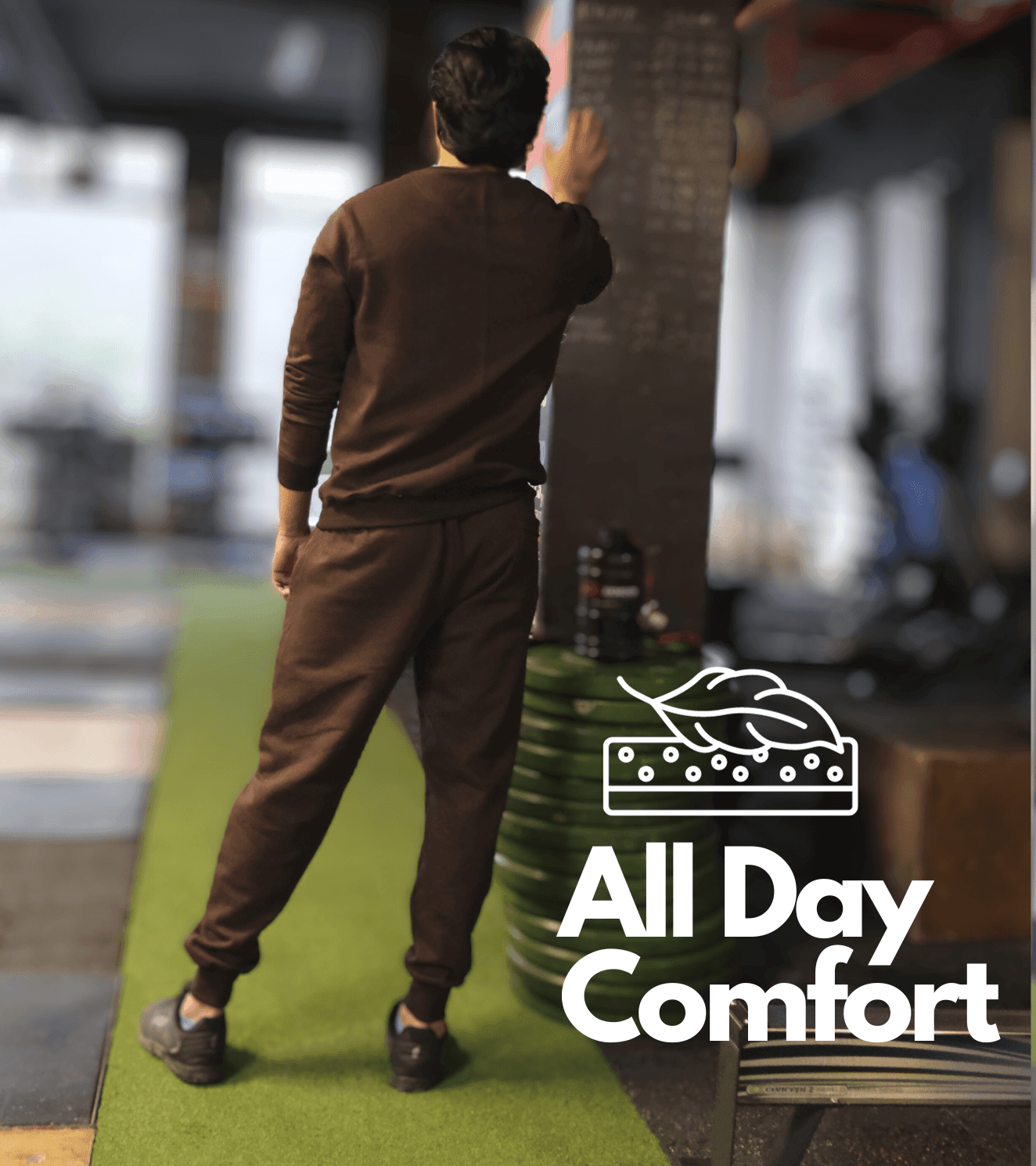 Men's Fleece coord set (Chocobrown) - wodarmour