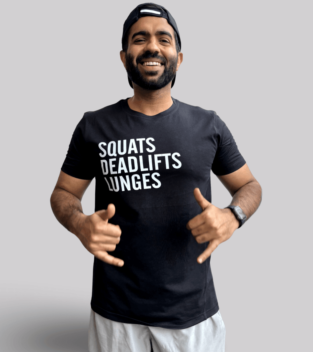 Men's squat deadlift T-Shirt (black) - wodarmour