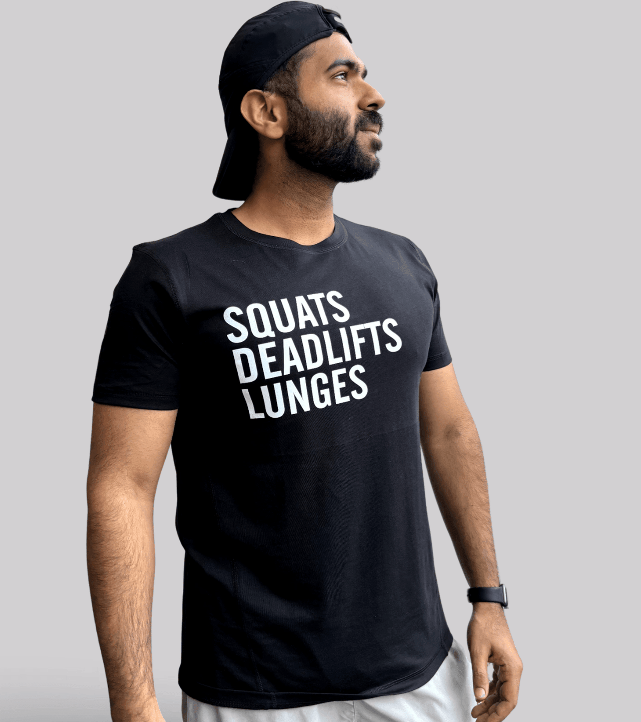 Men's squat deadlift T-Shirt (black) - wodarmour