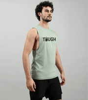 Men's Tough Muscle tank ( light moss green ) - wodarmour
