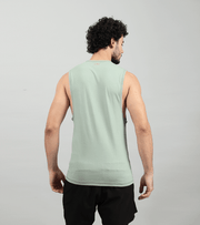 Men's Tough Muscle tank ( light moss green ) - wodarmour
