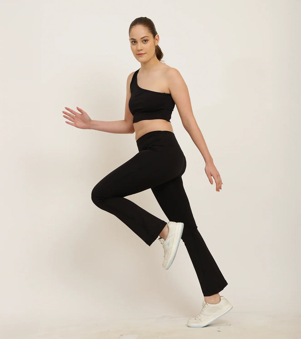 Black FlowMotion Flare Pants