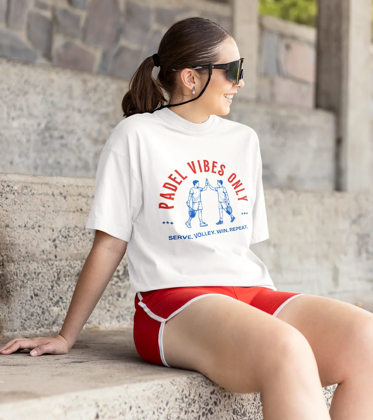 Padel Vibes Only Oversized Tee