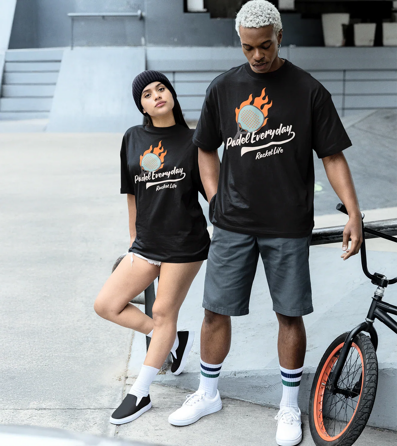 Padel Everyday "Racket Life" Oversized Tee for Men