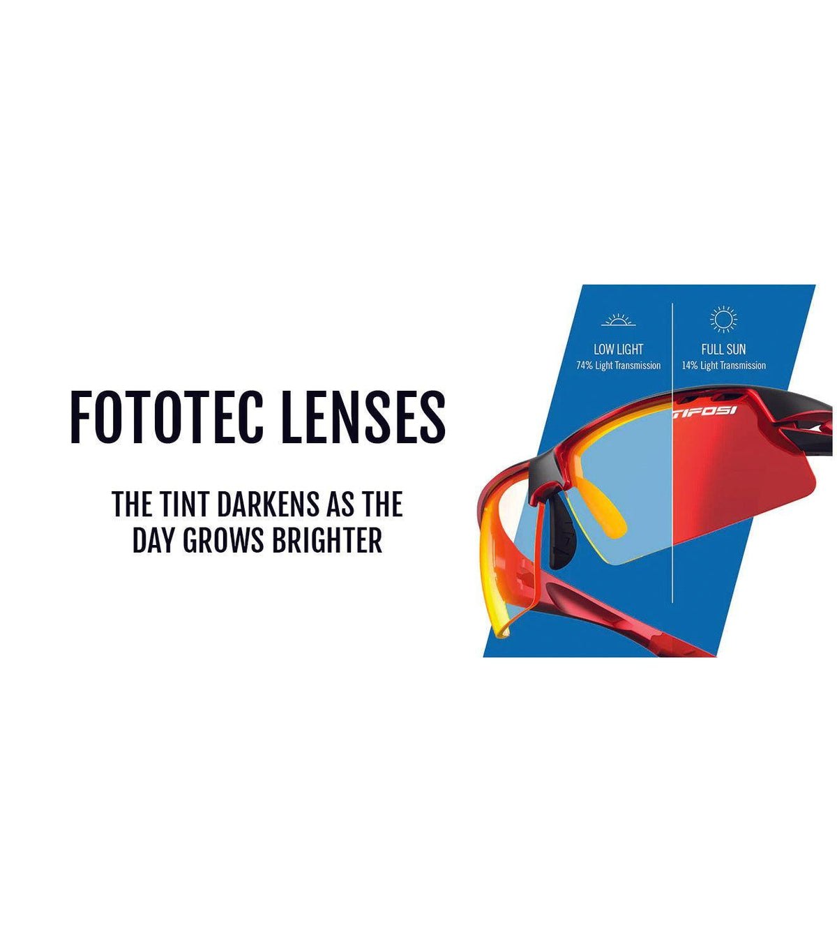 Tifosi Crit Black/Red clarion Red fototec - wodarmour