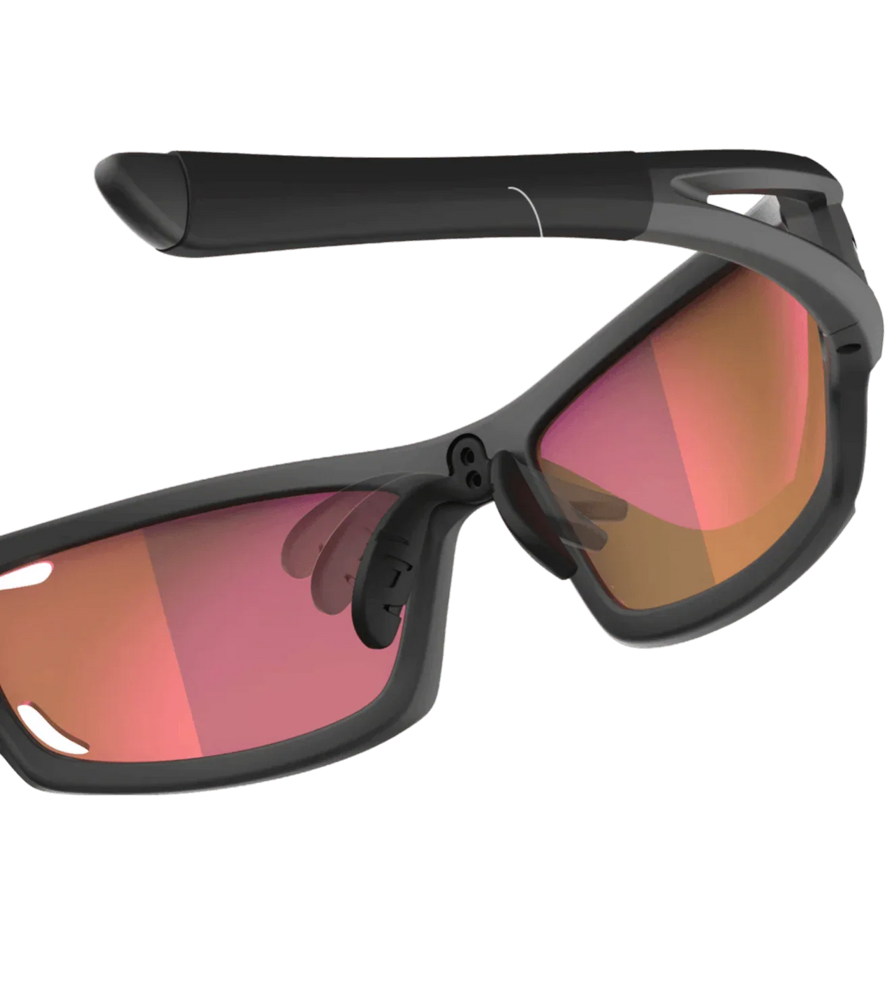 Tifosi Dolomite 2.0 sport sunglasses (Smoke/Matte black) - wodarmour