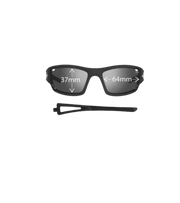 Tifosi Dolomite 2.0 sport sunglasses (Smoke/Matte black) - wodarmour