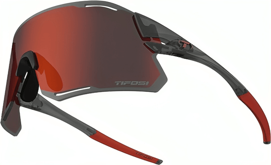 Load image into Gallery viewer, Tifosi Rail Race Satin Vapor Clarion Red/Clear - wodarmour
