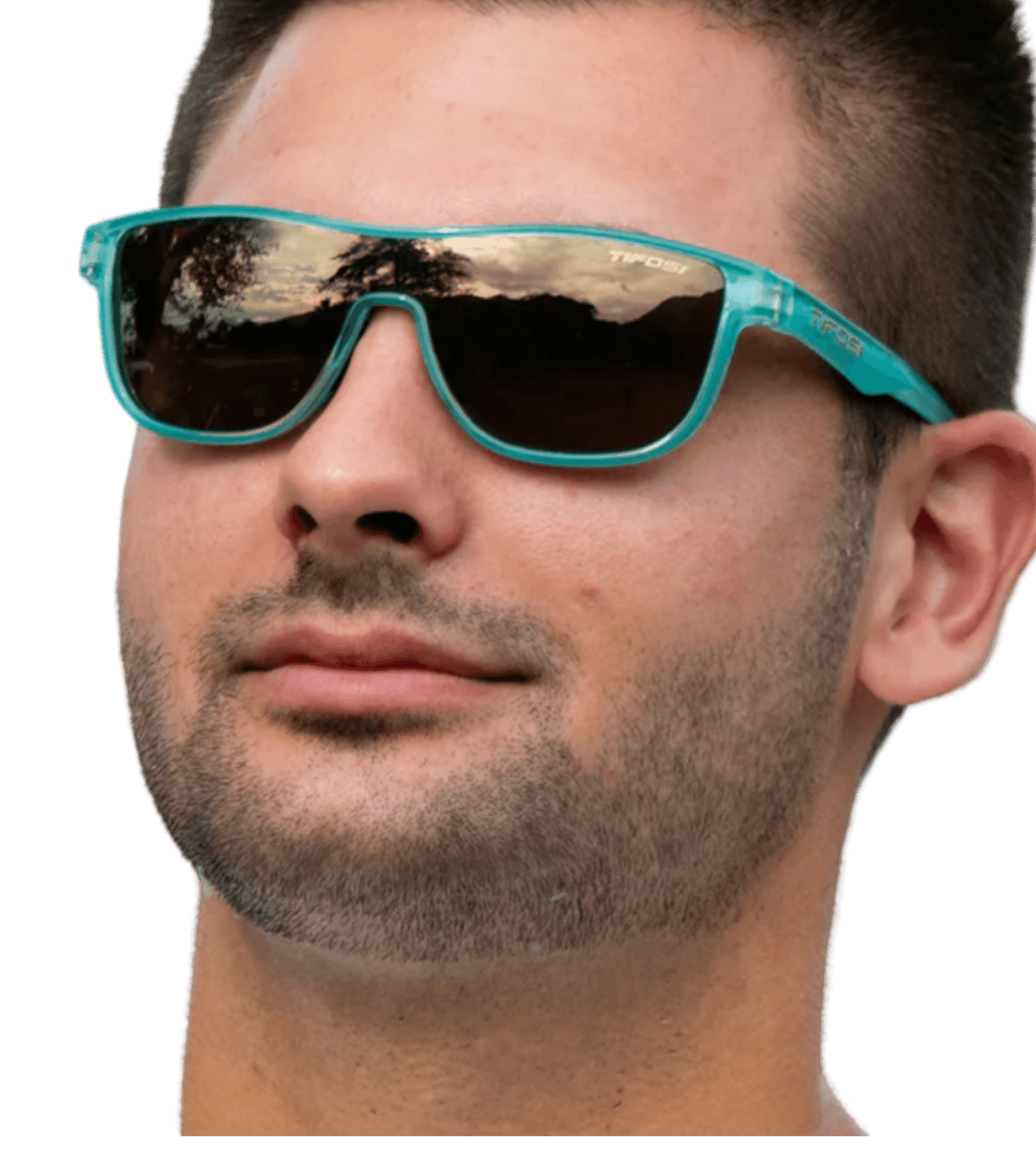 Tifosi Sizzle Teal Dune Gold mirror - wodarmour