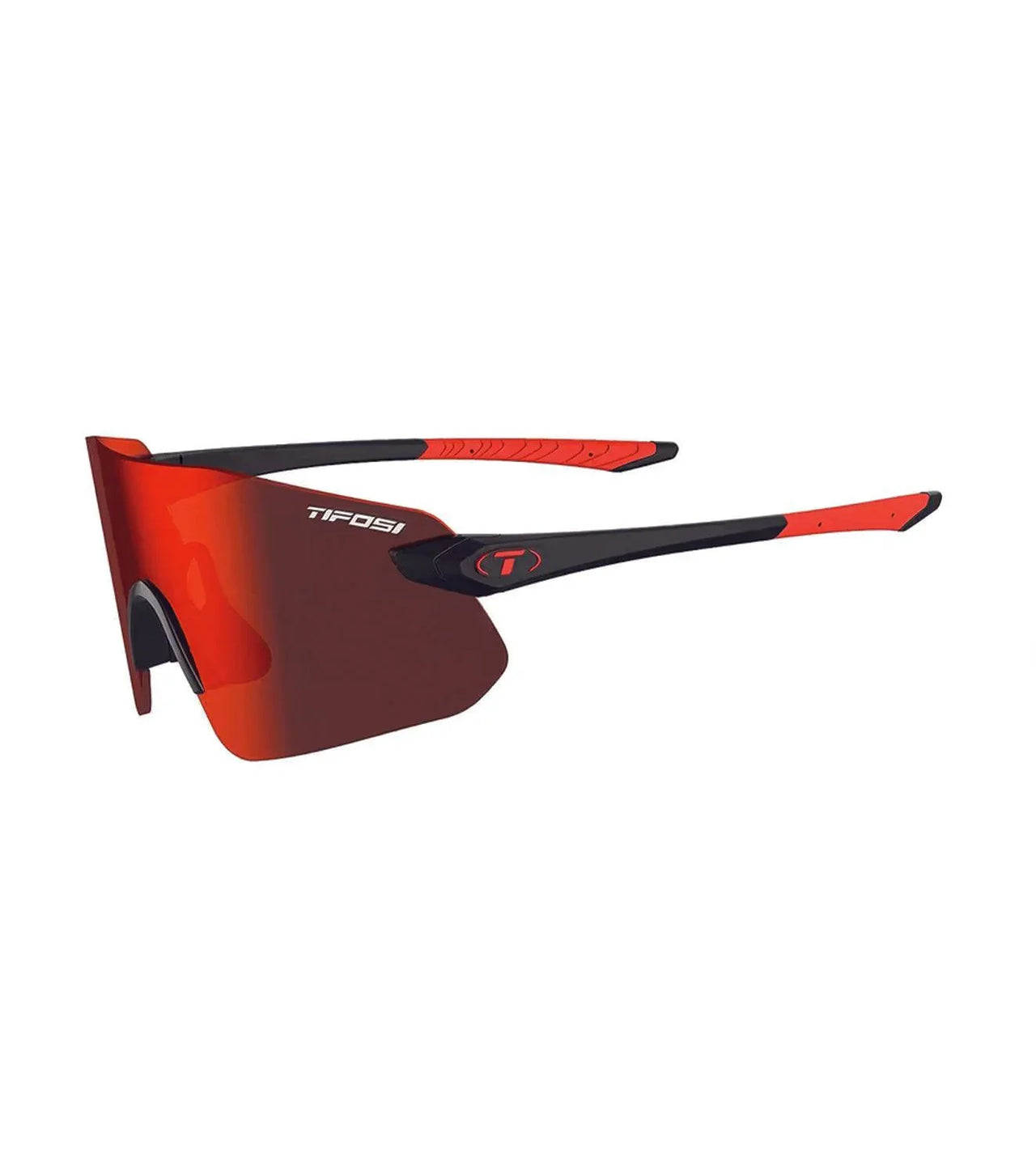 Tifosi Vogel Sl Sport Sunglasses - Black Smoke Red - wodarmour