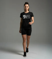 Women's Weight Lifting T-Shirt (Black) - wodarmour