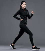 Women's 1/4 zipper running tshirt - wodarmour