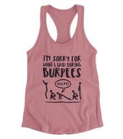 Women's Burpees Tank Top - wodarmour