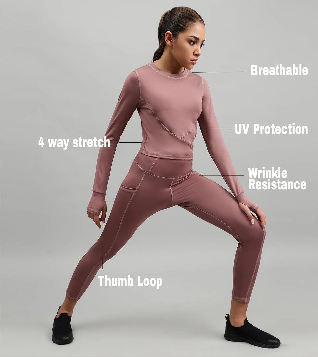 Women's coord set ( Wine ) - wodarmour