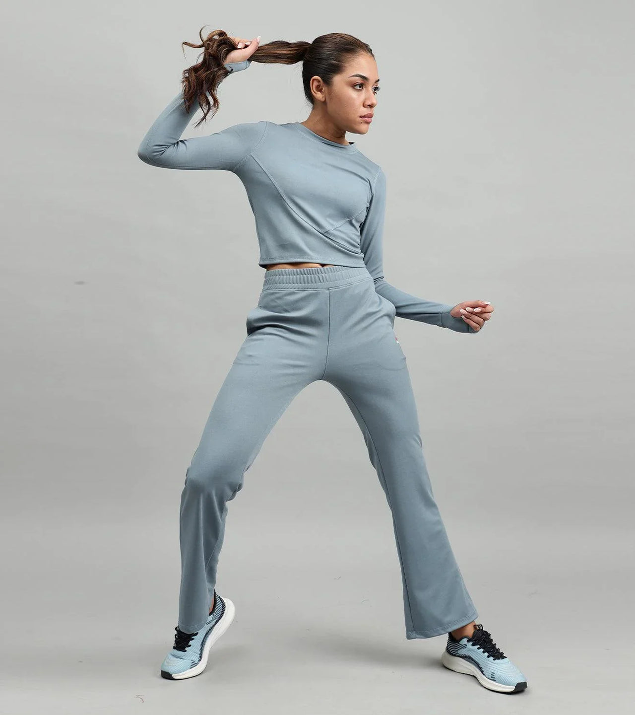 Women's Dynamic Duo Coord Set ( Turquoise blue ) - wodarmour