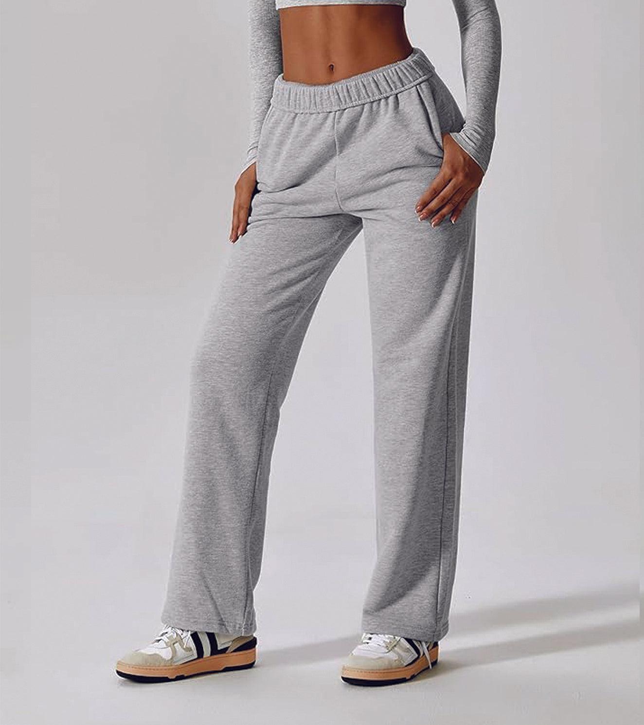 Women's Fleece straight fit track pants - wodarmour