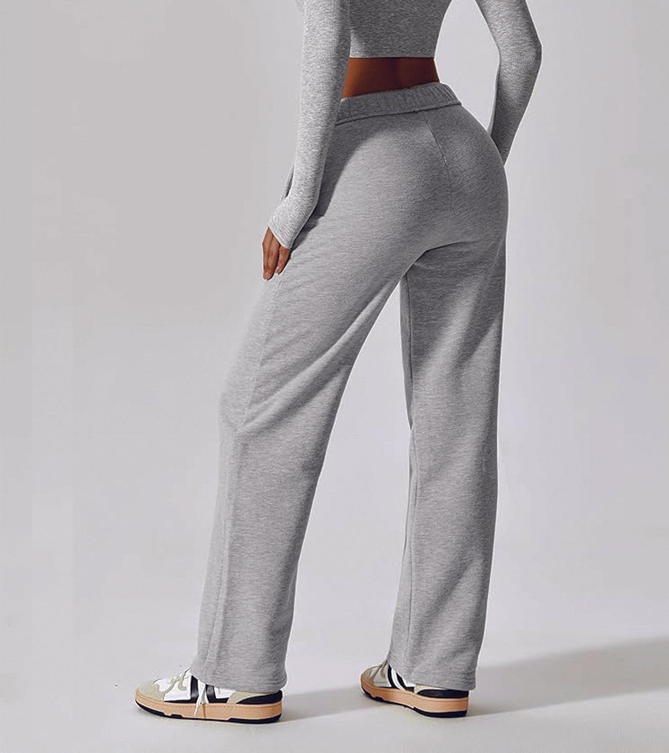 Women's Fleece straight fit track pants - wodarmour