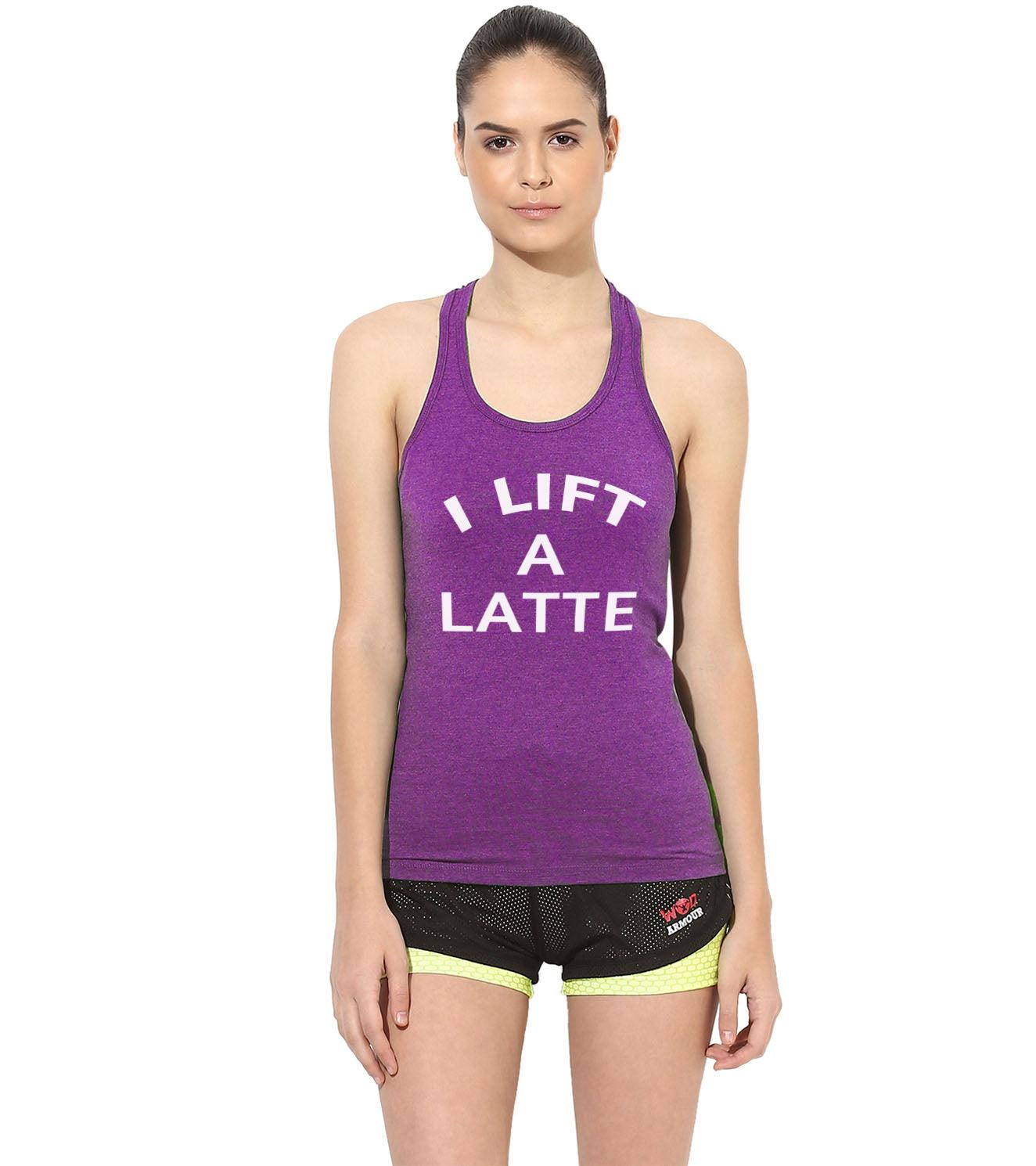Load image into Gallery viewer, Women&amp;#39;s I Lift A Latte Tank Top - wodarmour
