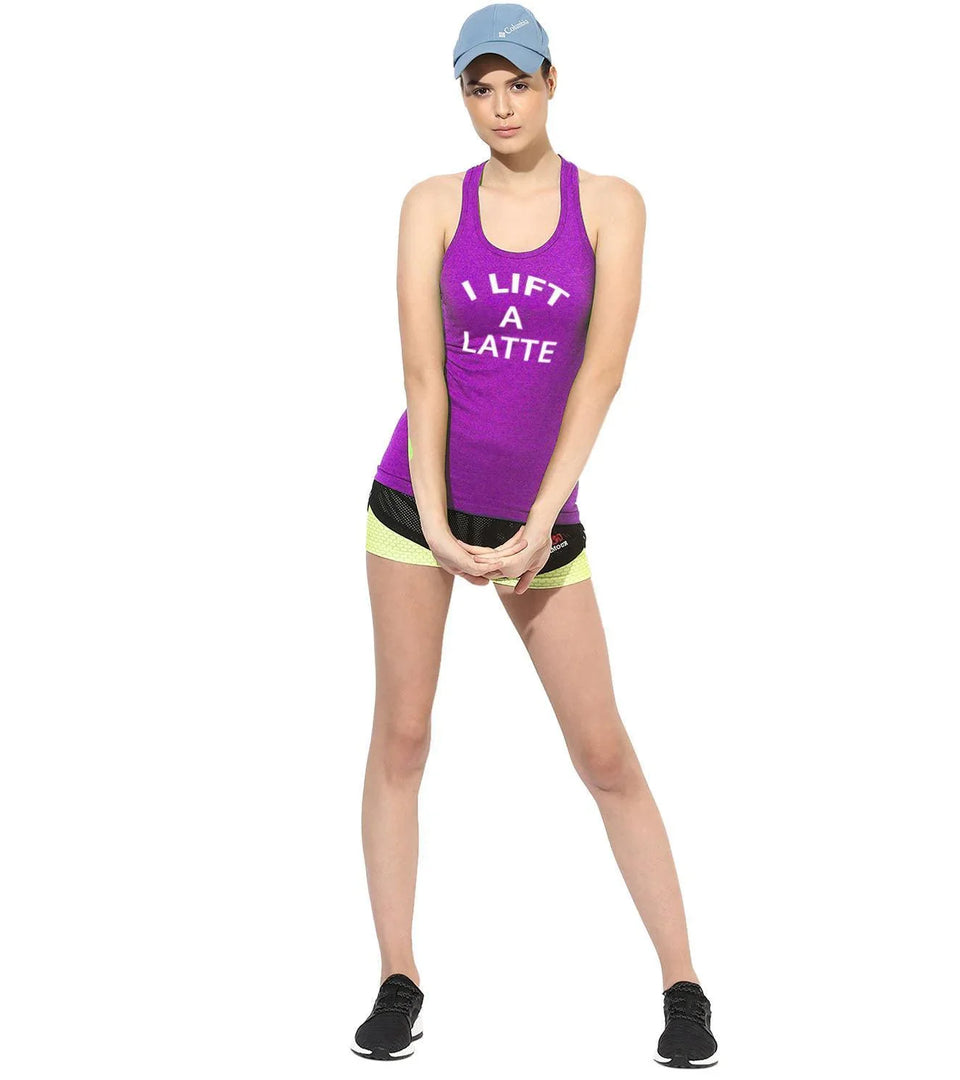 Women's  I Lift A Latte Tank Top