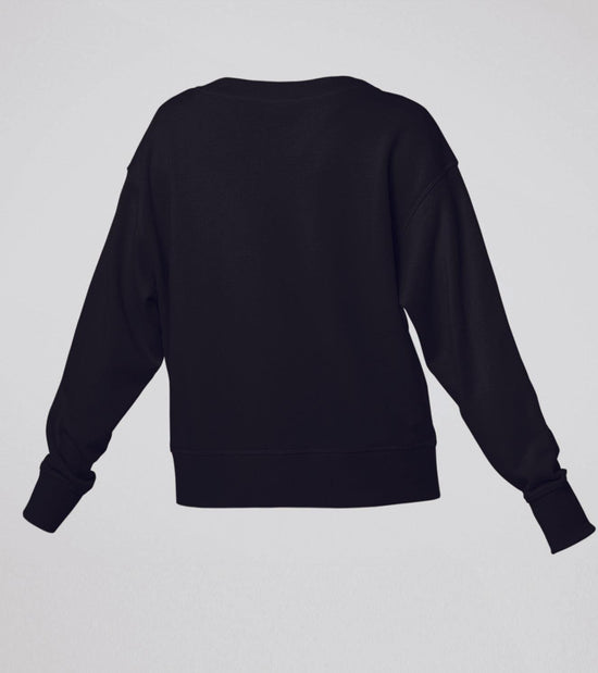 Women's Loose fit Dominate Sweatshirt (black) - wodarmour