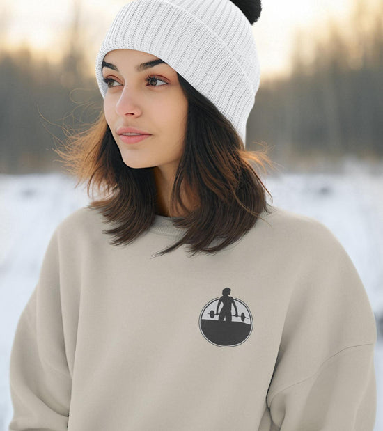 Women's Loose fit Sweatshirt (Offwhite) - wodarmour