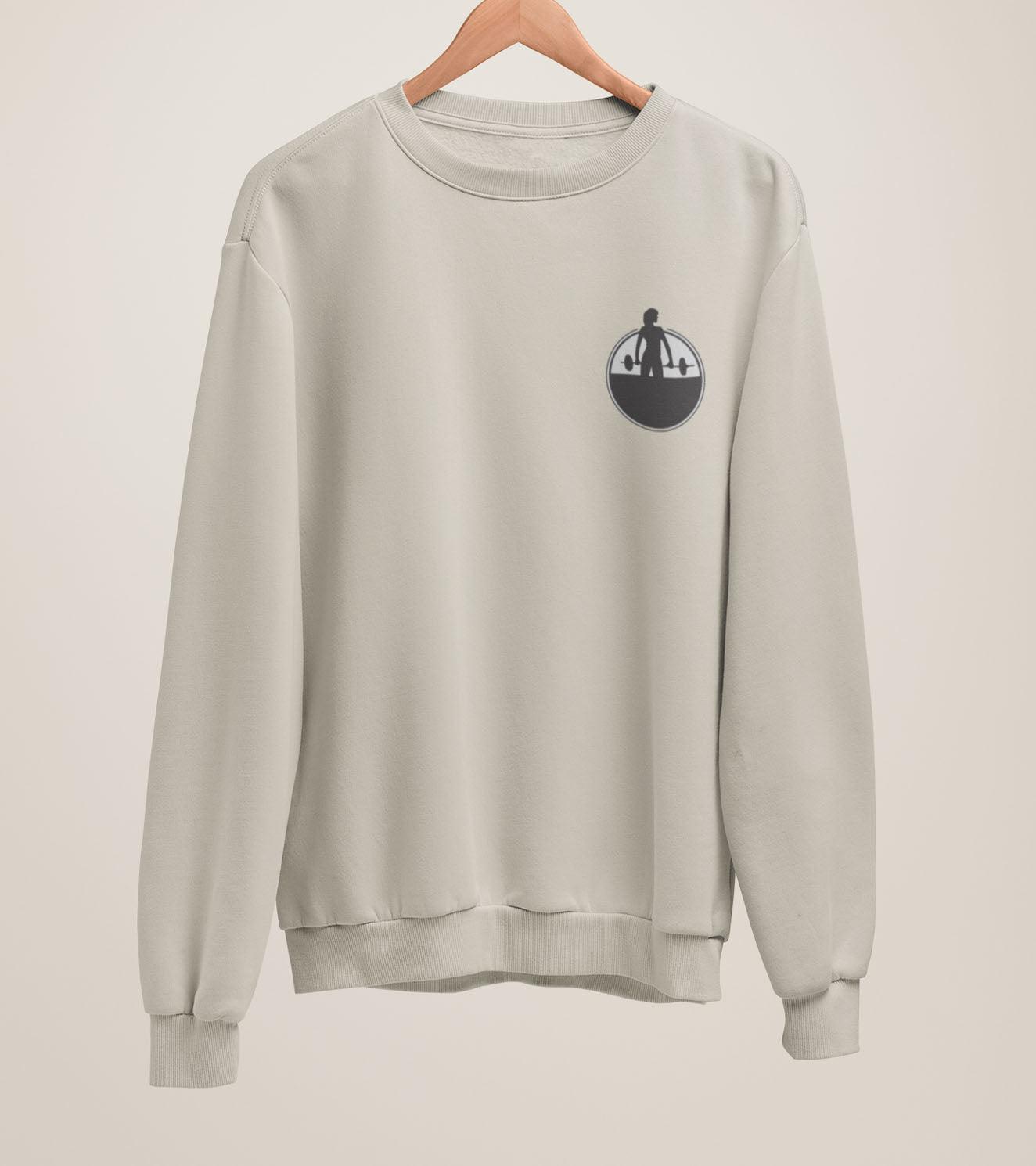 Women s Loose fit Sweatshirt Offwhite wodarmour