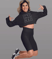 Women's One more rep crop Hoodie - wodarmour