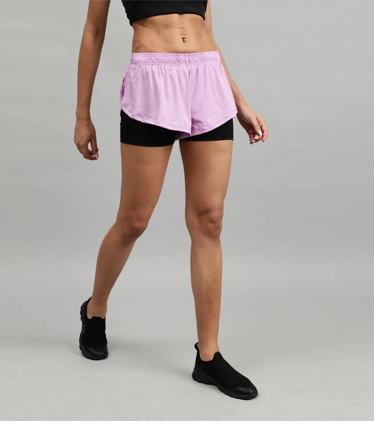 Women's Running & Yoga shorts with compression - wodarmour