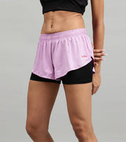 Women's Running & Yoga shorts with compression - wodarmour