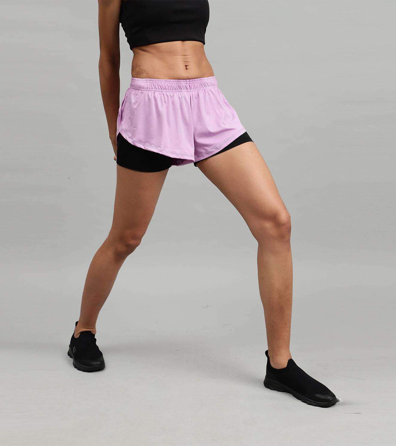 Women's Running & Yoga shorts with compression - wodarmour