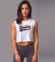 Women's Sleveless crop top White - wodarmour