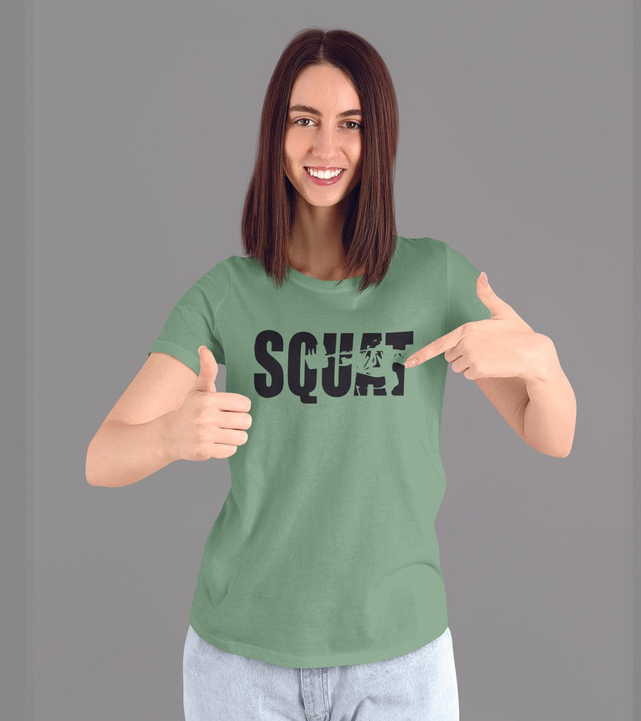 Women's Squat t-shirt ( Amulet ) - wodarmour