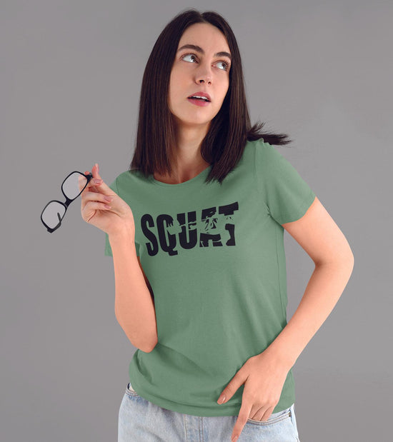 Women's Squat t-shirt ( Amulet ) - wodarmour