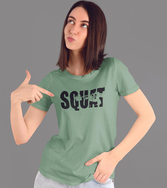 Women's Squat t-shirt ( Amulet ) - wodarmour