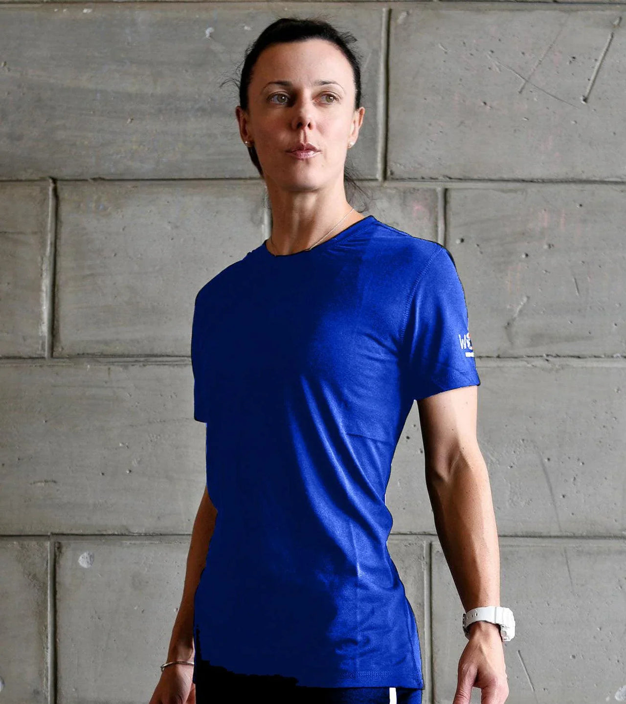 Women's training T-shirt (royal blue) - wodarmour