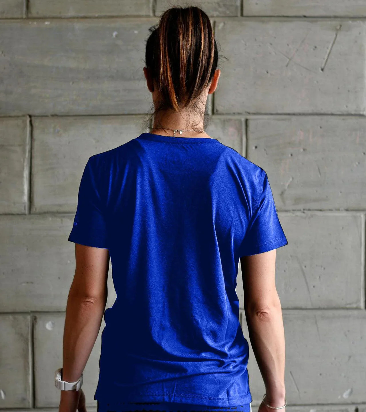 Women's training T-shirt (royal blue) - wodarmour