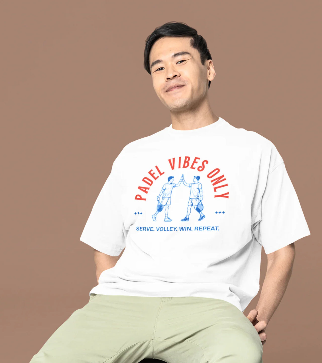 Padel Vibes Only Oversized Tee for Men