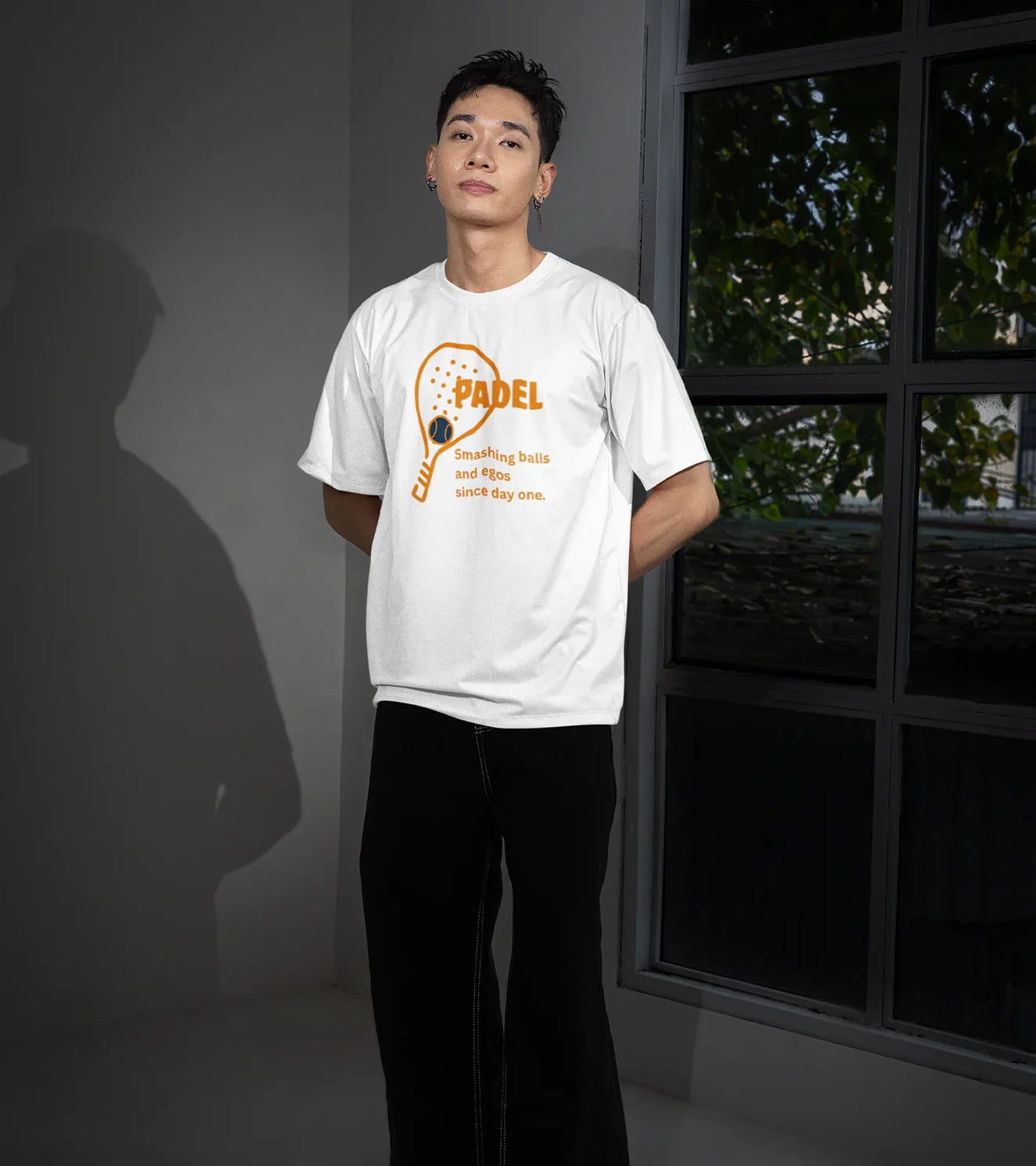 Padel "Smashing Balls & Egos" Oversized Tee for Men