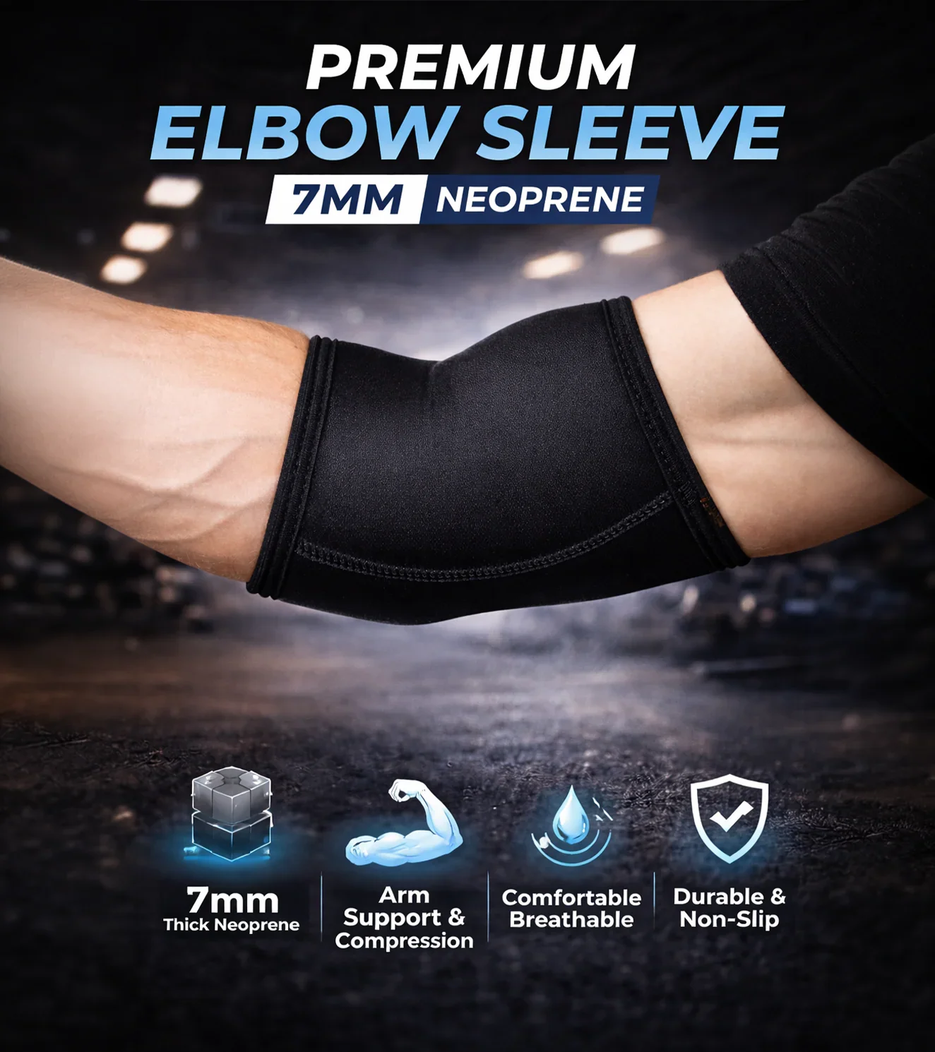 WOD Armour elbow sleeve (7MM)