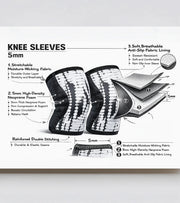 WOD Armour TITAN ELITE 5mm Knee Sleeves - wodarmour